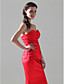  Trumpet/Mermaid Sweetheart Floor-length Satin Bridesmaid Dress