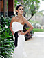  Fascinating Trumpet/Mermaid Strapless Floor-length Taffeta Wedding Dress