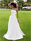  A-line Satin Tulle Wedding Dress with Draped and Bow