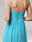  Sheath/ Column Halter Floor-length Chiffon Matte Satin Evening Dress