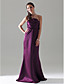  Sheath/Column Strapless Floor-length Satin Bridesmaid Dress