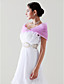  Tulle With Rhinestone Clasp Bridal Wedding Shawl