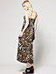  Mix animal print Maxi Dress