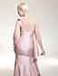  Taffeta Mermaid One Shoulder Court Train Evening Dress inspired by Lea Michele at Golden Globe Award