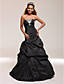  Trumpet/Mermaid Strapless Floor-length Taffeta Prom/Evening Dress