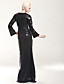  Sequined Sheath/ Column V-neck Floor-length Evening Dress inspired by Mary Hart at the 83rd Oscar