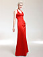  Satin A-line Scoop Floor-length Evening Dress inspired by Jennifer Lawrence at the 83rd Oscar