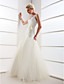  Trumpet/Mermaid V-neck Floor-length Lace Wedding Dress