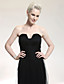  chiffon elastisk sateng skjede / kolonne stroppeløs fotsid kjole inspirert av Dianna Agron