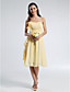  A-line Princess Sweetheart Knee-length Chiffon Bridesmaid Dress