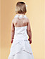  A-line Halter Floor-length Chiffon Flower Girl Dress