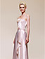  A-line Strapless Floor-length Charmeuse Bridesmaid/ Evening Dress