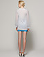  ts naken vintage mesh puff ermet cocktail kjole