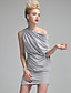  ts un hombro wrap mini vestido / inspirado en la moda de la pista