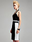  ts estilo vintage halter vaina bodycon vestido