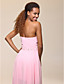  High Low Sweetheart Chiffon Evening Dress With Beadings