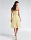  A-line Princess Sweetheart Knee-length Chiffon Bridesmaid Dress