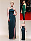  Chiffon Sheath/Column Strapless Floor-length Evening Dress inspired by Rachel Weisz