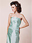  Sheath/Column Strapless Floor-length Taffeta Mother of the Bride Dress With A Wrap