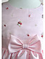  A-line Jewel Knee-length Satin Cotton With Bow Flower Girl Dress
