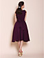  A-line Princess V-neck Knee-length Chiffon Bridesmaid Dress