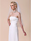  Four-tier Elbow Wedding Veil With Beaded Edge