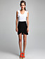  Women's Cotton Sleeveless V Neck Dress