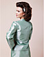  Sheath/Column Strapless Floor-length Taffeta Mother of the Bride Dress With A Wrap