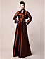  A-line Strapless Floor-length Taffeta Mother of the Bride Dress With A Wrap
