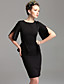  TS Vintage Style Open Sleeve Sheath Dress