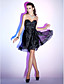  A-line Sweetheart Knee-length Taffeta Organza Cocktail Dress