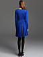  ts croisé knitteddress plissée conception ceinture