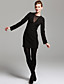  TS Mesh Deep V Sheath Dress