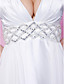  A-line Halter Court Train Chiffon Evening Dress