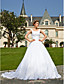 IMEYNA - Vestido de Noiva em Organza e Cetim