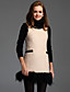  TS Feather Trimmed PU pocket Party Dress