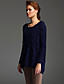  TS Beaded Loose Fit Sweater With Ribbed Sleeves