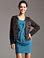  TS Sparkle Embellished Faux Fur Jacket