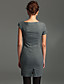  TS Vintage Style Asymmetrical Wool Blend Sheath Dress