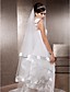  One-tier Chapel Wedding Veils With Ribbon Edge