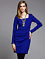  ts tricot robe encolure carrée bodycon