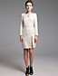  TS Open-slit Tailored Dress