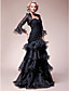  OPHRAH - Vestido de Madrina de Gasa y Organza con Bolero