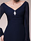  Trumpet/Mermaid V-neck Floor-length Chiffon Mother of the Bride Dress