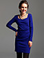  ts tricot robe encolure carrée bodycon