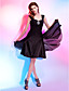  JAZMIN - kjole til cocktail i chiffon og satin