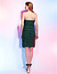  Sheath/Column Sweetheart Knee-length Chiffon Cocktail Dress