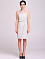  TS Yarn Organza Bow Sheath Dress