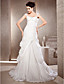  OLCAY - Abito da Sposa in Taffetà e Tulle