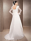  A-line Sweetheart Sweep/Brush Train Wedding Dress